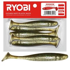 Мягкая приманка Scented Ryobi Minnow 76мм CN006 5шт цена и информация | Воблеры, приманки, блесны | kaup24.ee