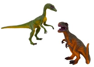 Dinosaurus Tyrannosaurus ja Compsognathus figuuride komplekt, 2 tk hind ja info | Poiste mänguasjad | kaup24.ee