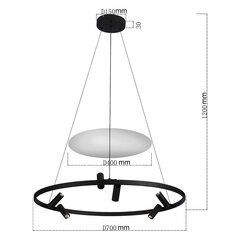 Light Prestige riputatav valgusti Almeria hind ja info | Rippvalgustid | kaup24.ee