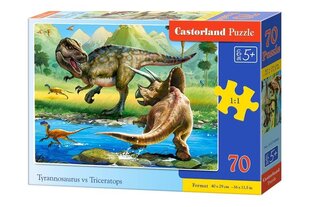 Pusle Tyrannosaurus vs. triceratops, 70 tk hind ja info | Pusled | kaup24.ee