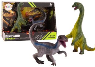 Dinosaurus Brachinosaurus ja Velociraptor Komplekt, 2 tk hind ja info | Poiste mänguasjad | kaup24.ee