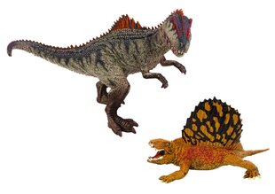 Dinosaurus Dimetrodon ja Allosaurus 2 figuurist koosnev komplekt hind ja info | Poiste mänguasjad | kaup24.ee