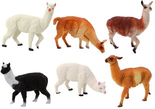 Alpaka ja laama figuuride komplekt,6 tk hind ja info | Poiste mänguasjad | kaup24.ee