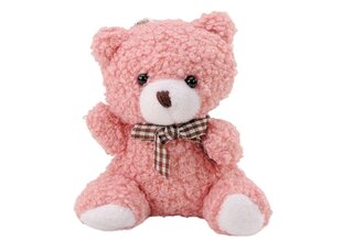 Брелок для ключей "Мишка Тедди" плюшевый 10 см, розовый цена и информация | Мягкие игрушки | kaup24.ee