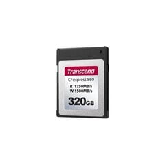 MEMORY COMPACT FLASH 320GB/CFE TS320GCFE860 TRANSCEND hind ja info | Mälupulgad | kaup24.ee