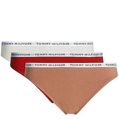 Трусы TOMMY HILFIGER 3 Pack Thong (Ext Sizes) UW0UW048940R3 цена и информация | Трусики | kaup24.ee