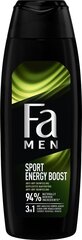 Dušigeel ja šampoon Fa Men Xtreme Sport Energy Boost Shower Gel, 750 ml hind ja info | Dušigeelid, õlid | kaup24.ee