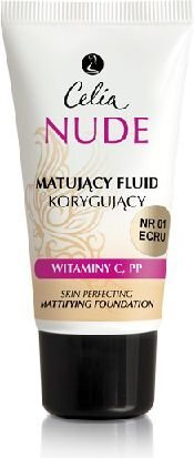 Jumestuskreem Celia Art Nude nahka täiustav matistav 01 Ecru, 30 ml цена и информация | Jumestuskreemid, puudrid | kaup24.ee