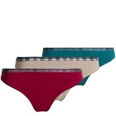 Трусы TOMMY HILFIGER 3 Pack Thong (Ext Sizes) UW0UW048940R3 цена и информация | Трусики | kaup24.ee