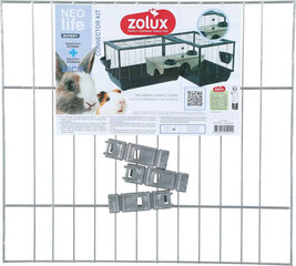 Комплект для присоединения клетки Zolux Neolife 100, 44,5x3x33.3 см, серебристый цена и информация | Клетки и аксессуары для грызунов | kaup24.ee
