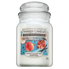 Yankee Candle Home Inspiration Pomegranate Coconut 538 г цена и информация | Подсвечники, свечи | kaup24.ee