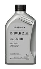 VW Group Longlife III FE 504/507 0W30 оригинальное масло, 1л цена и информация | Моторные масла | kaup24.ee