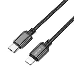 Borofone Cable BX87 Sharp - Type C to Lightning - PD 20W 1 metre black цена и информация | Кабели для телефонов | kaup24.ee