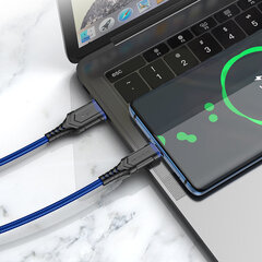 Borofone Cable BX67 - USB to Type C - 3A 1 metre blue цена и информация | Кабели для телефонов | kaup24.ee