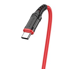 Borofone Cable BX67 - USB to Type C - 3A 1 metre red цена и информация | Кабели для телефонов | kaup24.ee