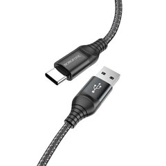 Borofone Cable BX56 Delightful - USB to Type C - 3A 1 metre black цена и информация | Кабели для телефонов | kaup24.ee