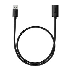 USB 2.0 Extension cable Baseus male to female, AirJoy Series, 0.5m (black) цена и информация | Адаптеры и USB-hub | kaup24.ee