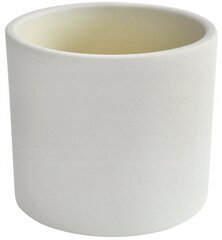 Keraamiline silindriline pott 28 cm valge Ceramic Leroy Merlin hind ja info | Dekoratiivsed lillepotid | kaup24.ee