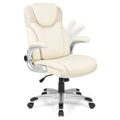 Офисный стул Costway,белый цена и информация | Офисные кресла | kaup24.ee