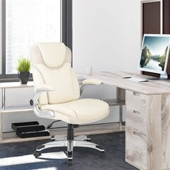 Офисный стул Costway,белый цена и информация | Офисные кресла | kaup24.ee