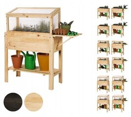 Приподнятая деревянная садовая кровать Wamar цена и информация | Теплицы | kaup24.ee