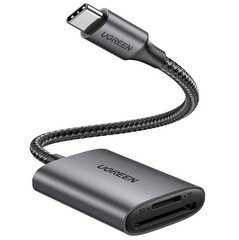 USB-C Card Reader, UGREEN CM401 (Gray) цена и информация | Адаптеры и USB-hub | kaup24.ee