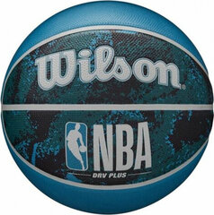 Баскетбольный мяч Wilson  NBA Plus Vibe Синий цена и информация | Баскетбольные мячи | kaup24.ee