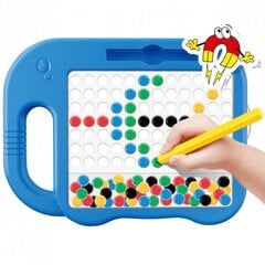 Детская магнитная доска Монтессори набор из 3 предметов, голубая, WOOPIE цена и информация | Развивающие игрушки | kaup24.ee
