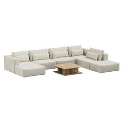 П-образный диван, Riposo Grande, 405x285x85см, бежевый цена и информация | Угловые диваны | kaup24.ee