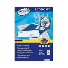 Клейкие этикетки Avery Europe, 48,5 х 16,9 мм цена и информация | Канцелярские товары | kaup24.ee
