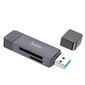 Mälukaardilugeja Hoco HB45 USB-C/USB-A 2-in-1 USB2.0 hall hind ja info | USB jagajad, adapterid | kaup24.ee