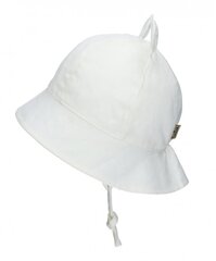 Naturaalsest linasest TuTu Panama müts 3-006271.White hind ja info | Imikute mütsid, sallid, kindad | kaup24.ee