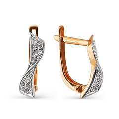 Kuldkõrvarõngad teemantide hind ja info | Kõrvarõngad | kaup24.ee
