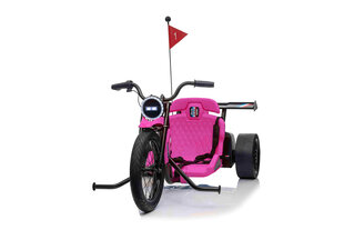 Одноместный детский электромобиль Drift Bike 21, розовый цена и информация | Электромобили для детей | kaup24.ee