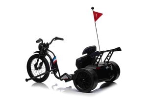 Одноместный детский электромобиль Drift Bike 21, черный цена и информация | Электромобили для детей | kaup24.ee