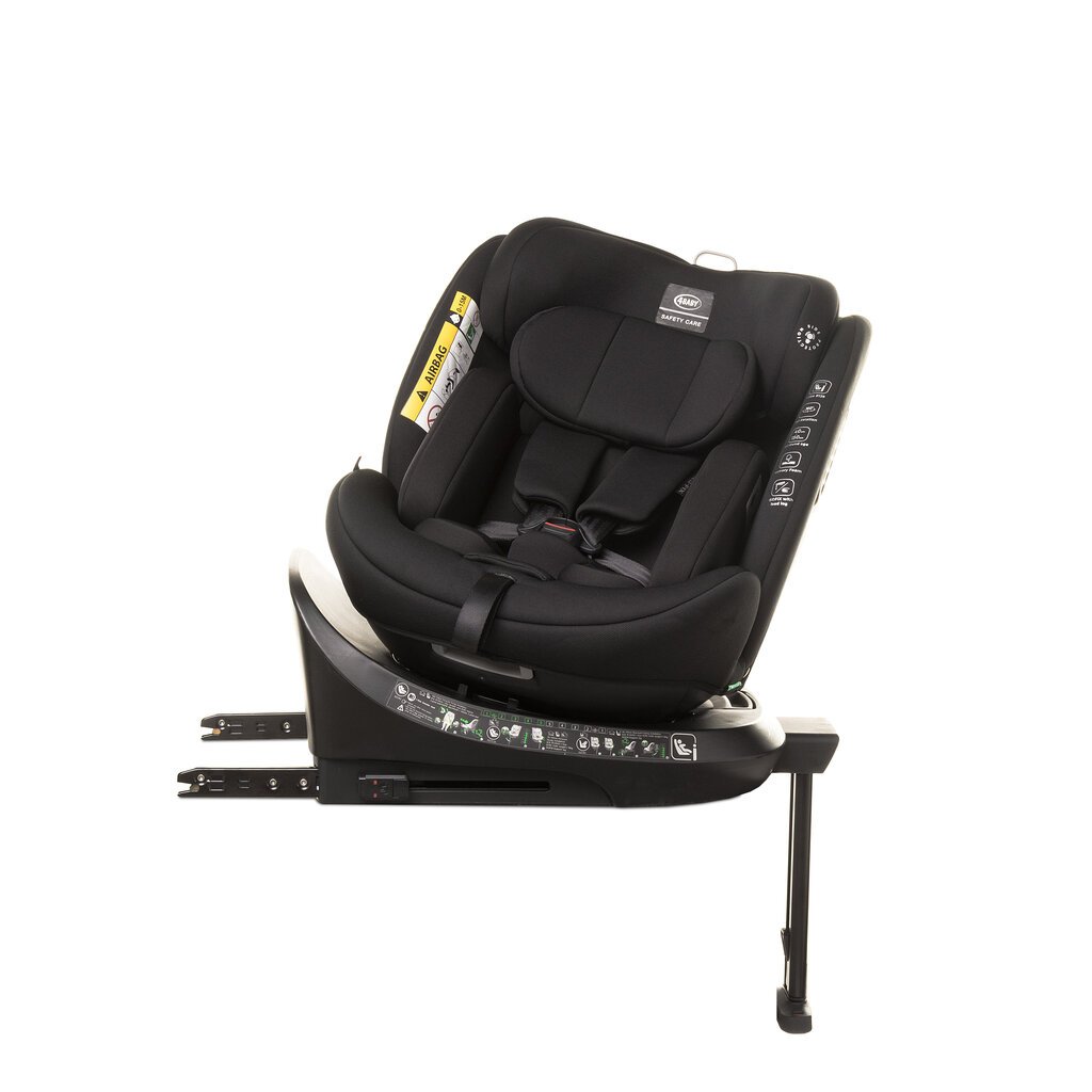 Turvatool 4Baby Enzo-fix, 0-36 kg, black hind ja info | Turvatoolid | kaup24.ee