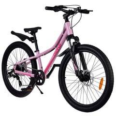 Jalgratas lastele ja teismelistele Royal Baby 24“ Student Bicycle, roosa hind ja info | Jalgrattad | kaup24.ee