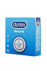 Презервативы, Durex natural plus, 3 шт. цена и информация | Презервативы | kaup24.ee