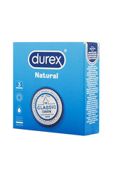 Kondoomid Durex natural plus, 3 tk hind ja info | Kondoomid | kaup24.ee