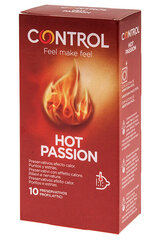 Согревающие презервативы Control Hot Passion, 10 шт. цена и информация | Презервативы | kaup24.ee