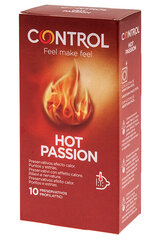 Control Hot Passion soojendavad kondoomid, 10 tk hind ja info | Kondoomid | kaup24.ee