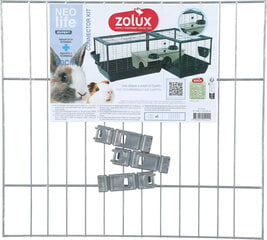 Комплект для присоединения клетки Zolux Neolife 80, 33,3x3x30 см, серебристый цена и информация | Клетки и аксессуары для грызунов | kaup24.ee