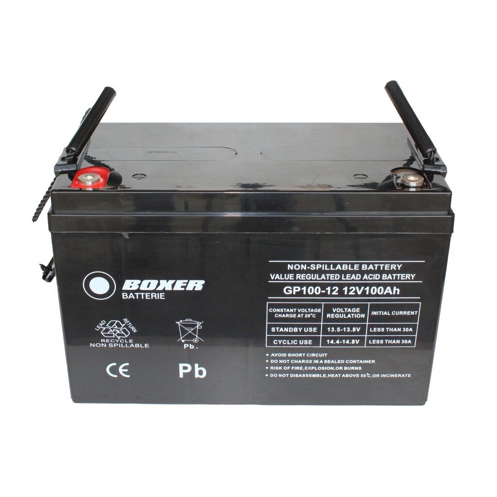 Aku Boxer GP12-100 100Ah 12V VRLA hind ja info | Akud | kaup24.ee