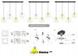 LightHome ripplamp Timber hind ja info | Rippvalgustid | kaup24.ee