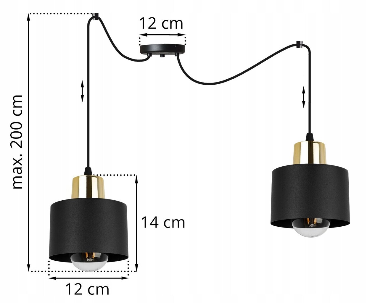 LightHome ripplamp SpiderPanta цена и информация | Rippvalgustid | kaup24.ee