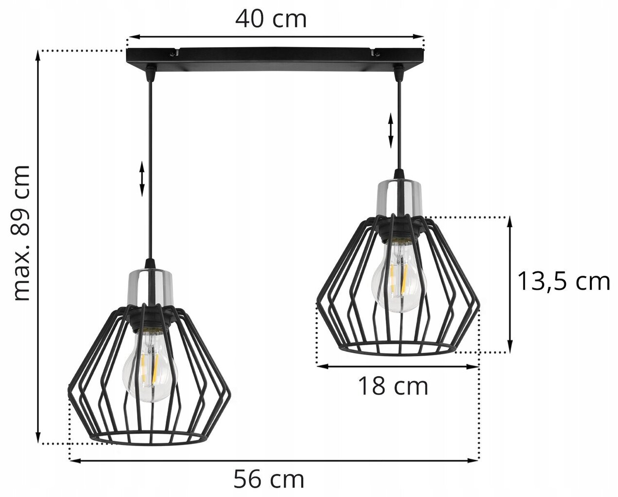 LightHome rippvalgusti Nuvola hind ja info | Rippvalgustid | kaup24.ee