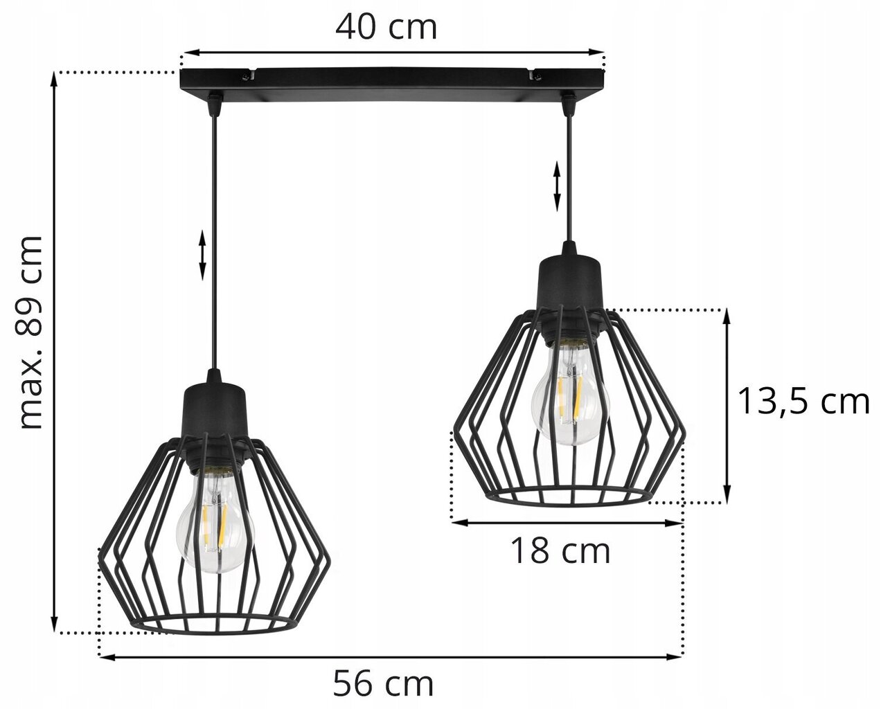 LightHome rippvalgusti Nuvola цена и информация | Rippvalgustid | kaup24.ee