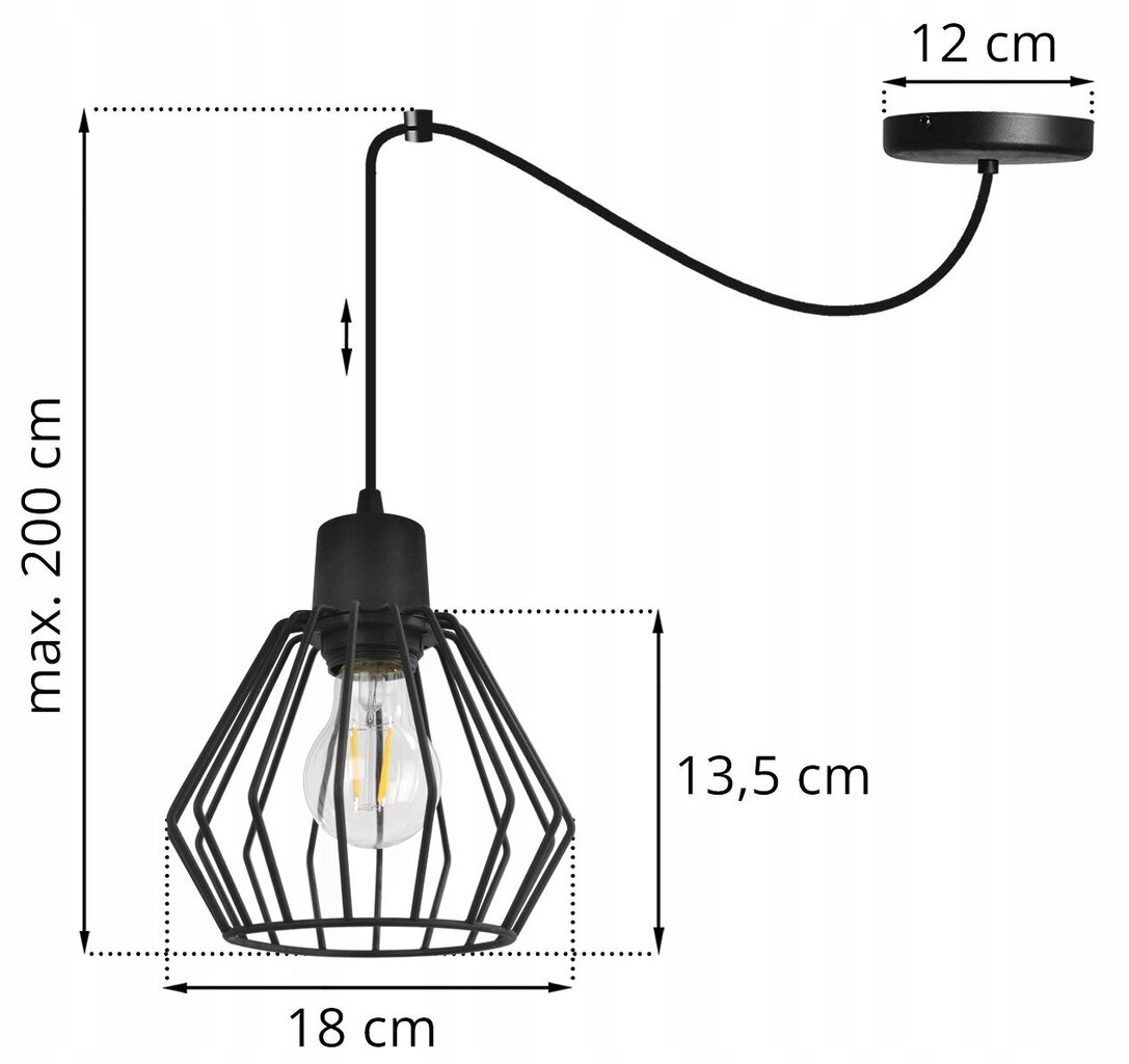 LightHome ripplamp SpiderNuvola цена и информация | Rippvalgustid | kaup24.ee