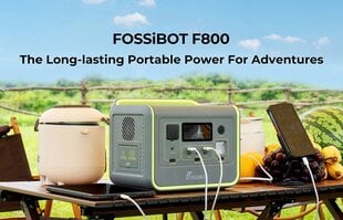 Elektrijaam Fossibot F800 512Wh, 800W, 8 väljundit hind ja info | Toiteplokid | kaup24.ee