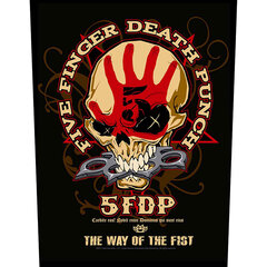 Embleem Five Finger Death Punch: Way Of The Fist, 1 tk hind ja info | Õmblustarvikud | kaup24.ee